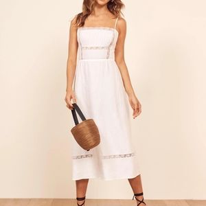 NWT Reformation Wyoming Midi Cami Dress